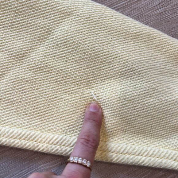 Outerknown Chroma Blanket Shirt Women's Buttercream Yellow-Size M/L - Picture 8 of 10